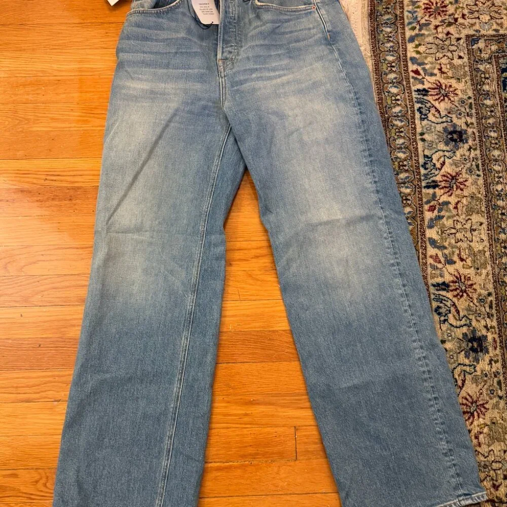 NWOT GRLFRND Brooklyn High Rise Straight Jeans size 28 - Picture 5 of 5